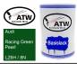 Preview: Audi, Racing Green Pearl, LZ6H / 8N: 500ml Lackdose, von ATW Autoteile West.